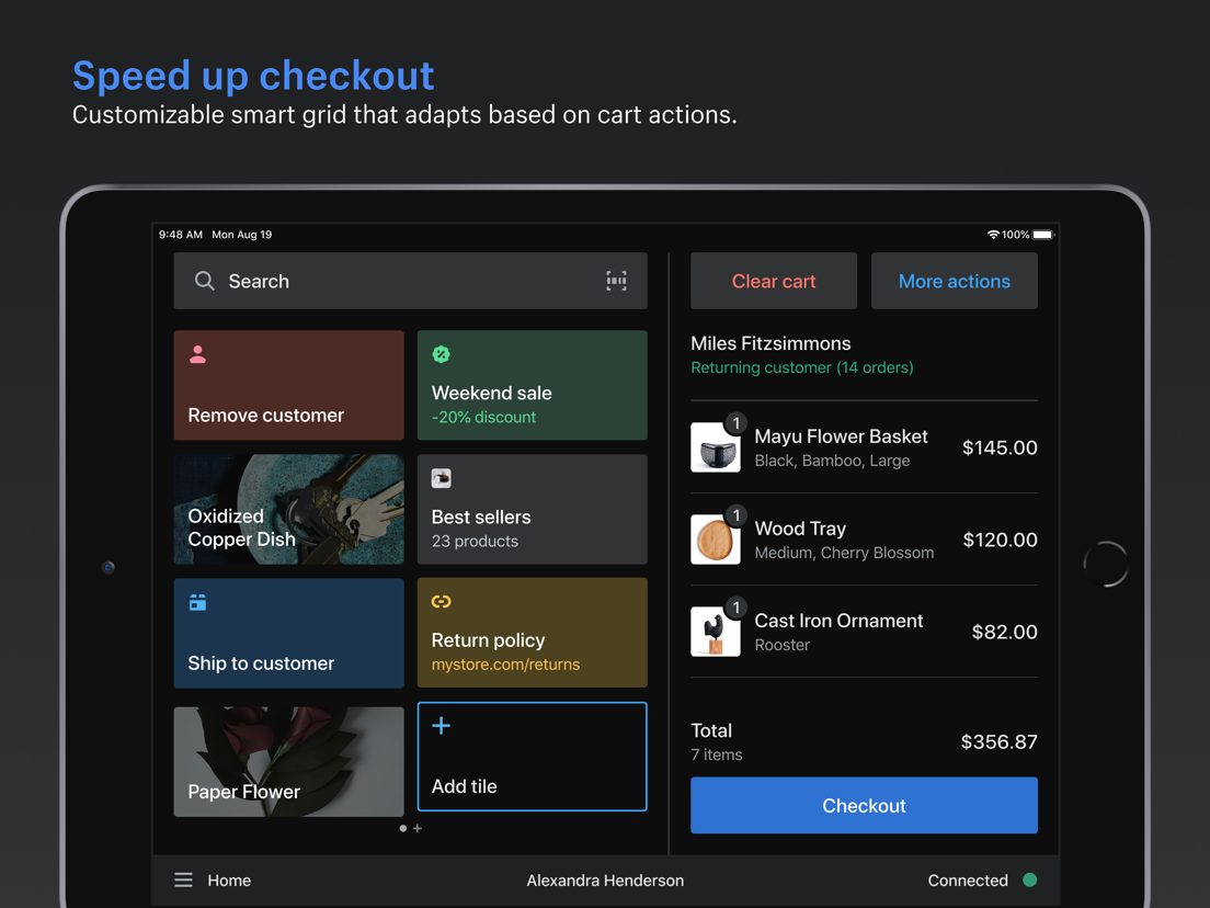Shopify Point of Sale (POS) App voor iPhone, iPad en iPod touch