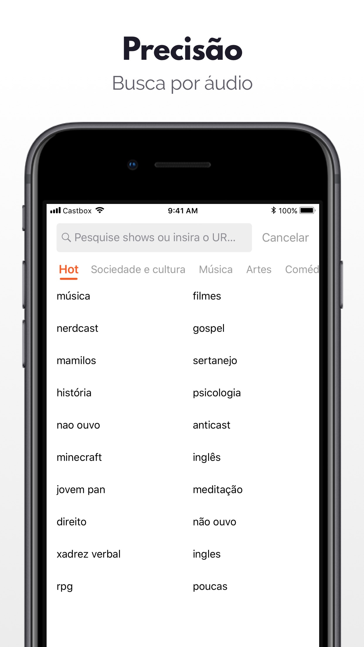 Screenshot do app Castbox