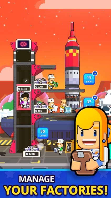Rocket Star: Idle Tycoon Game screenshot-3