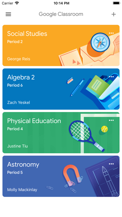 Google Classroom Screenshot 1