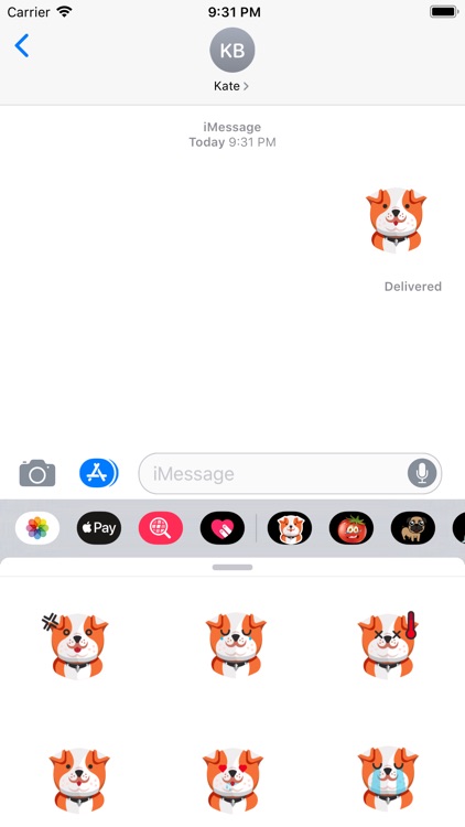 Dog Thinking Sticker