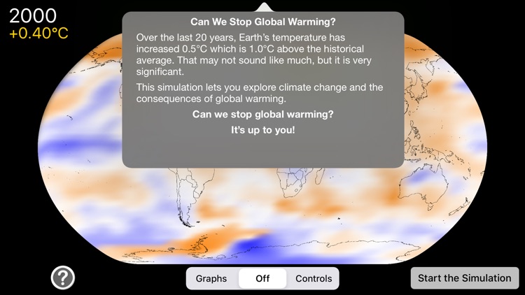 A Climate Change Simulation