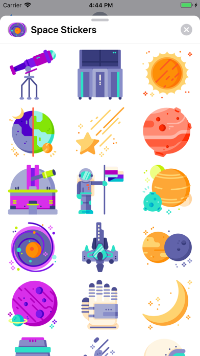 Cool Space Stickers screenshot 3