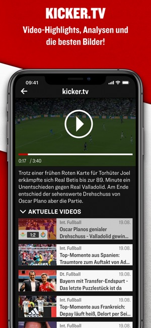 Kicker Fussball News On The App Store