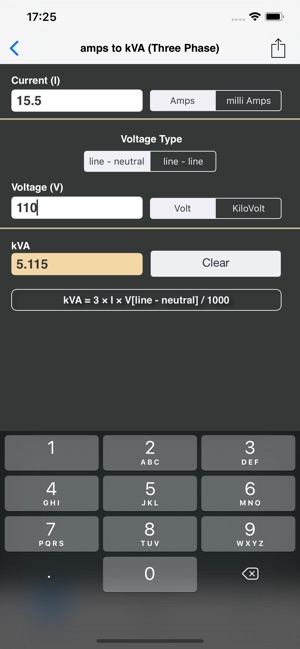 Electrical Calculator lite(圖4)-速報App