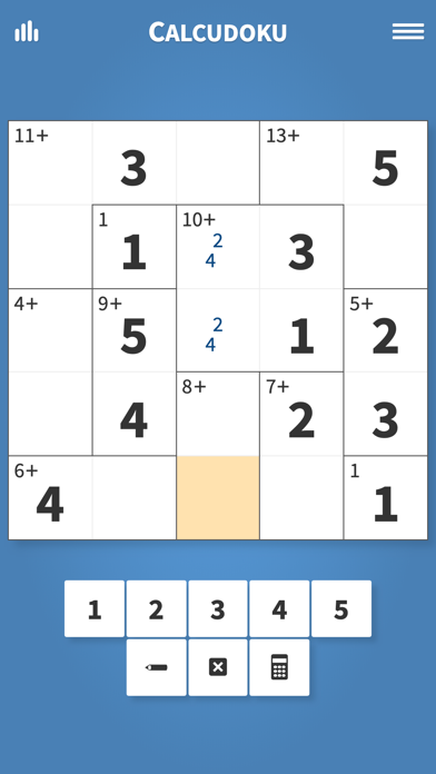Calcudoku · Math Logic Puzzles screenshot 2