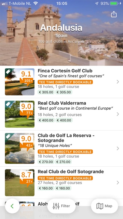 Leadingcourses: golf courses screenshot-4