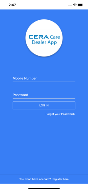 CERA Care Dealer App