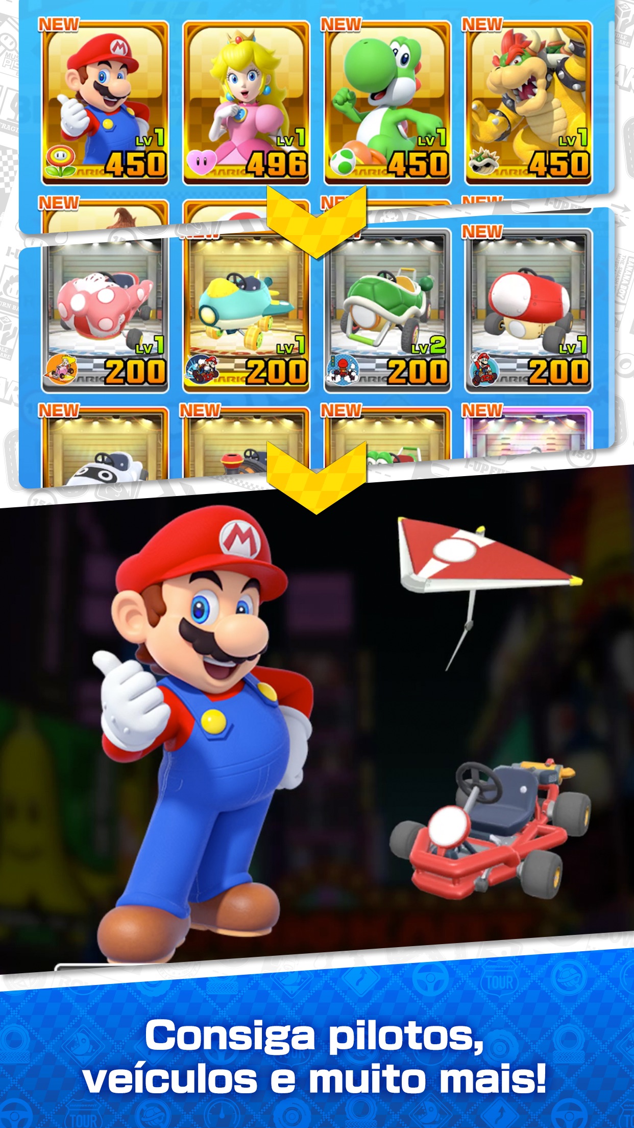 Screenshot do app Mario Kart Tour