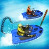 Chained Jet Ski Race Stunts