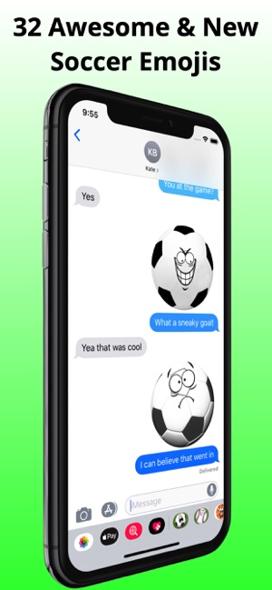 Soccer Emojis - Game Emotions(圖2)-速報App