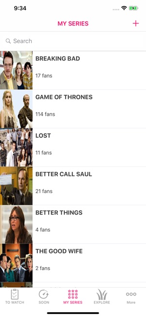 Best TV Shows Tracker