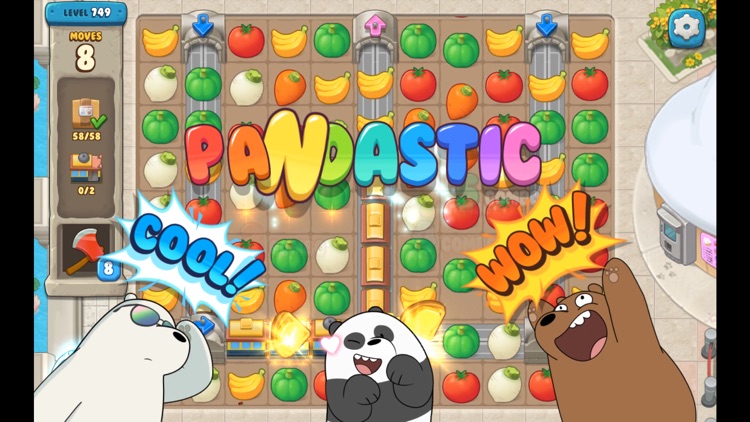 We Bare Bears Match3 Repairs screenshot-5