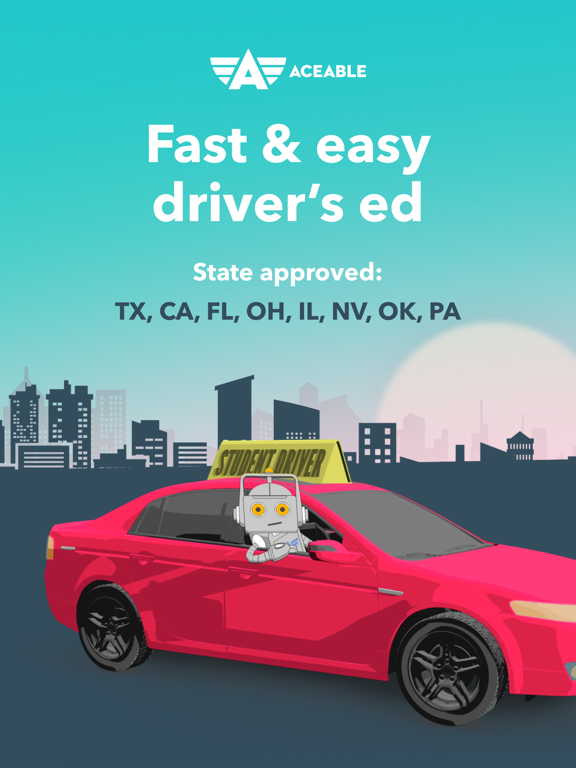 Aceable – Driving School Appのおすすめ画像1