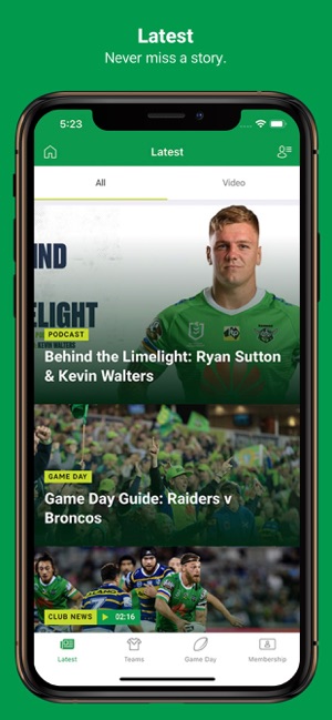 Canberra Raiders(圖5)-速報App