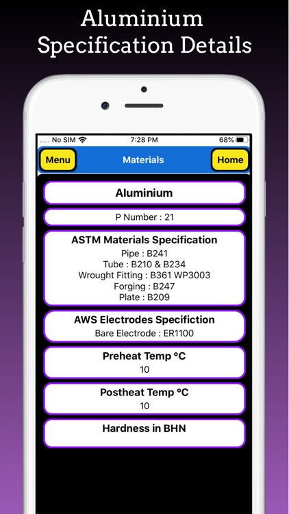 ASME Materials and Electrodes screenshot-7