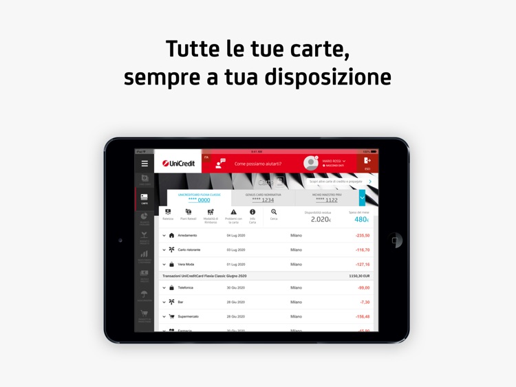 Mobile Banking UniCredit iPad screenshot-4