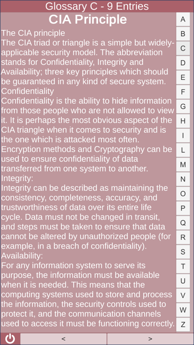 Information Security exam prep screenshot 3