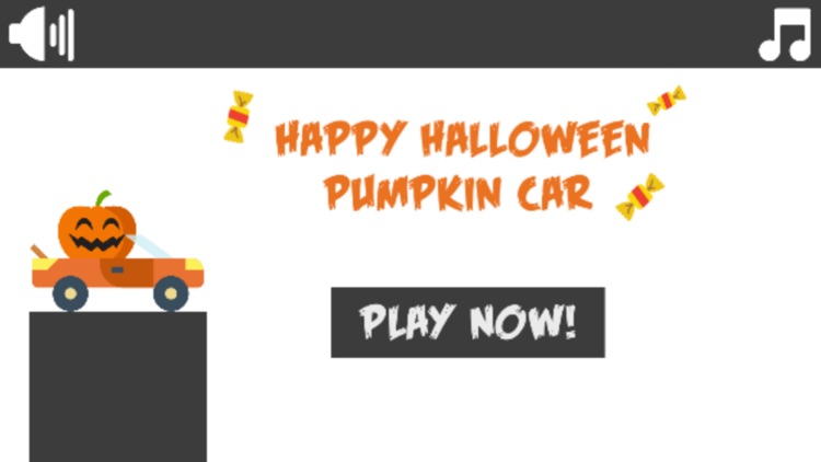 Happy Halloween Pumpkin Car