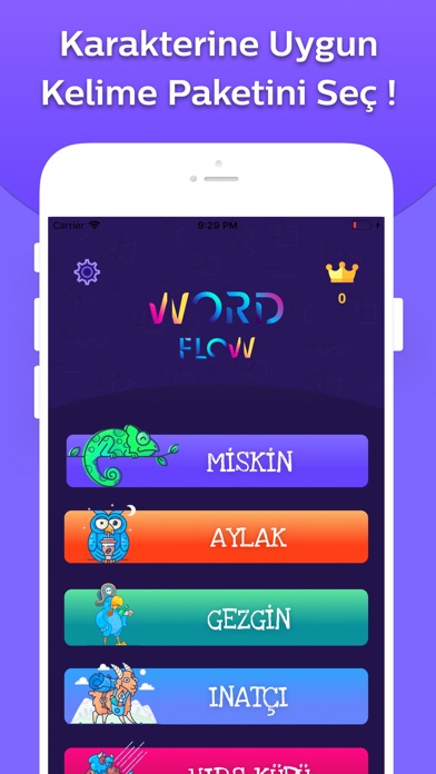 【图】Wordflow –  Sözcük Bulmaca(截图1)