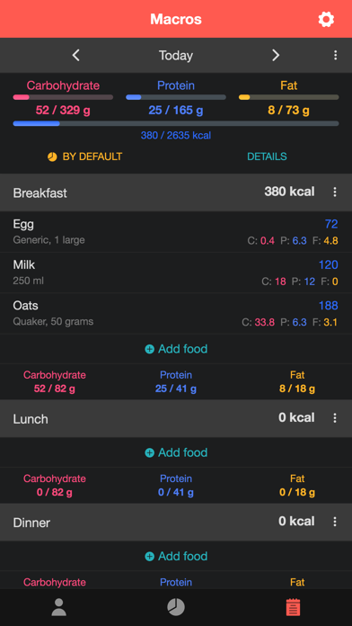 Macros - Calorie Counter screenshot 2