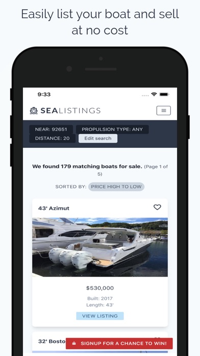 SeaListings - Boats for Sale screenshot 2