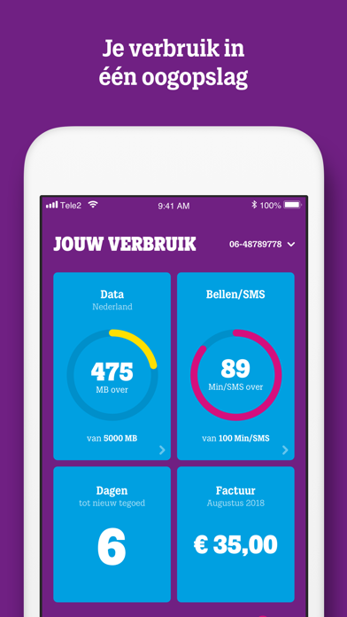 MijnTele2 App screenshot 2