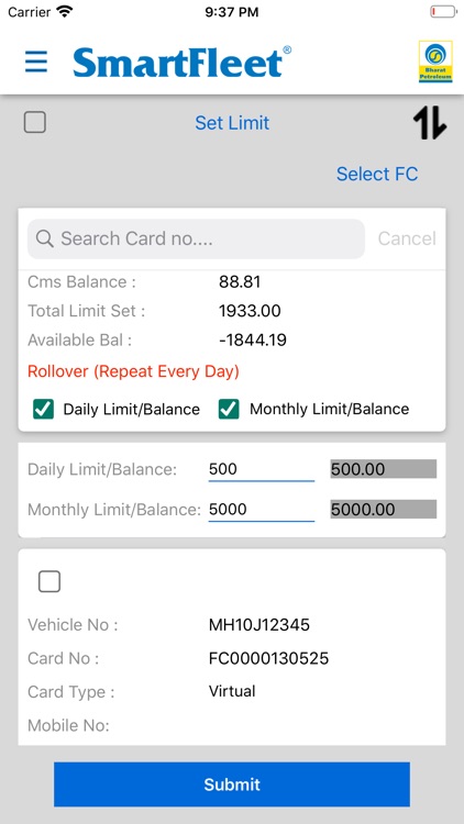 BPCL SmartFleet screenshot-4