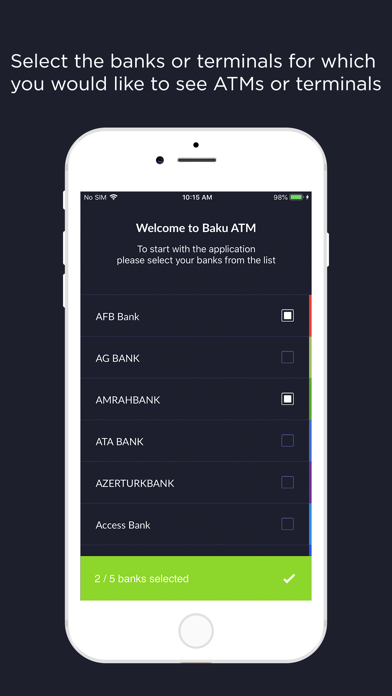 Baku ATM screenshot 2