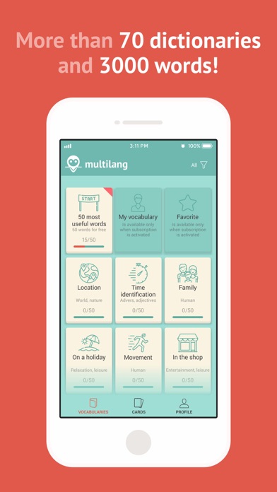 Learn Words with Multilang screenshot 4