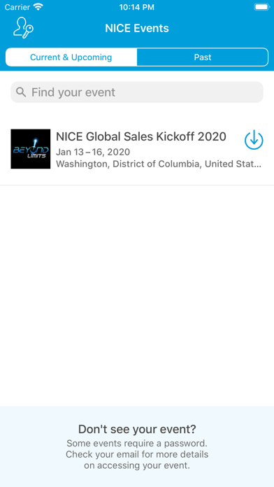 How to cancel & delete NICE Events 2019 from iphone & ipad 1