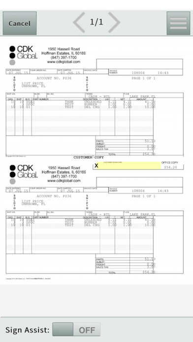 How to cancel & delete CDK eSignature from iphone & ipad 1