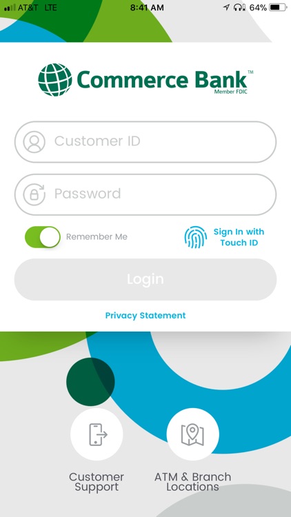 Commerce Bank for iPhone
