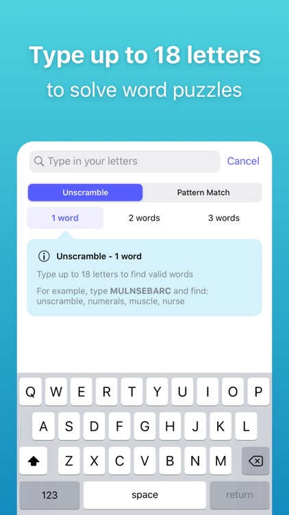 Word & Anagram Finder