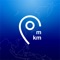 Find the distance between the points on the map easy with this app