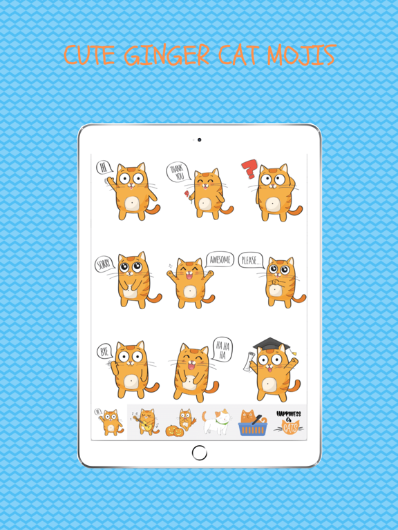 Ginger Cat Fun Emoji Stickers Apps 148Apps