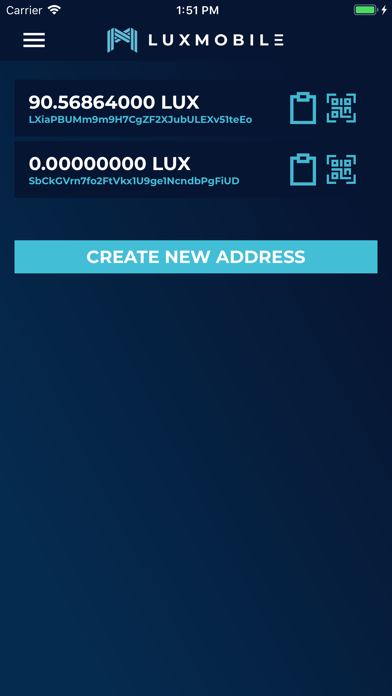 LuxMobile - Lux Mobile Wallet screenshot 4