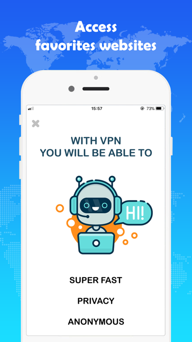 VPN TOP - Unlimited VPN Proxy screenshot 3