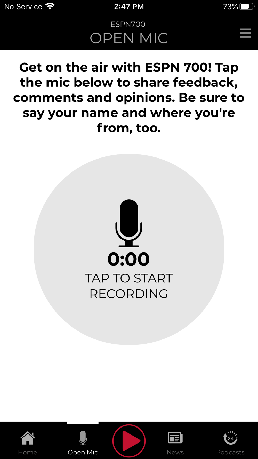 espn radio app iphone