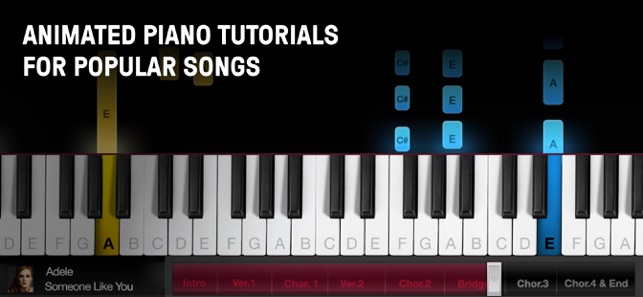 Onlinepianist Piano Tutorial On The App Store - roblox piano cover little do you know youtube