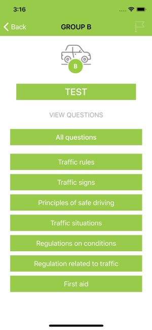 Driving school tests - CZ