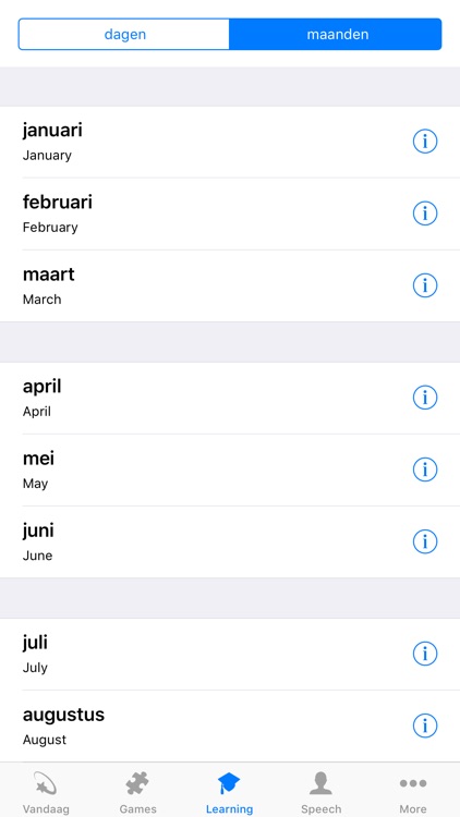 Learn Dutch - Calendar screenshot-5