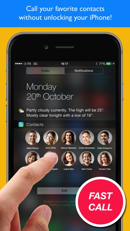 Favorite Contacts Widget