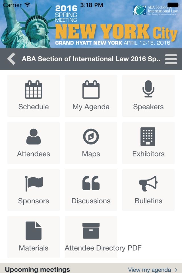 ABA Section of Intl Law screenshot 2
