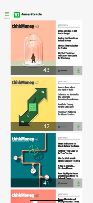 TD Ameritrade thinkMoney