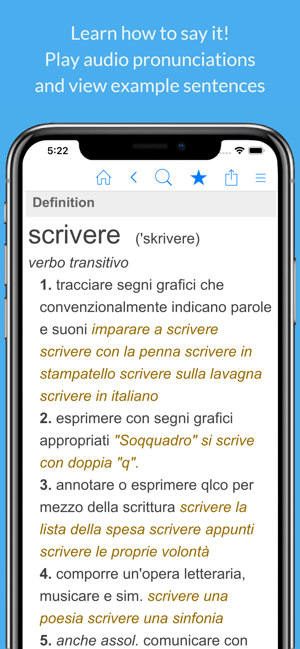 Italian Dictionary & Thesaurus(圖2)-速報App