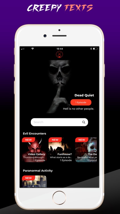 Hooked - the app with the creepy chat stories, for iOS and Android