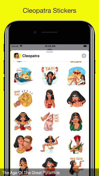 Cleopatra Stickers screenshot 4
