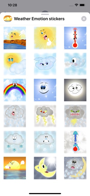 Weather Emotion stickers