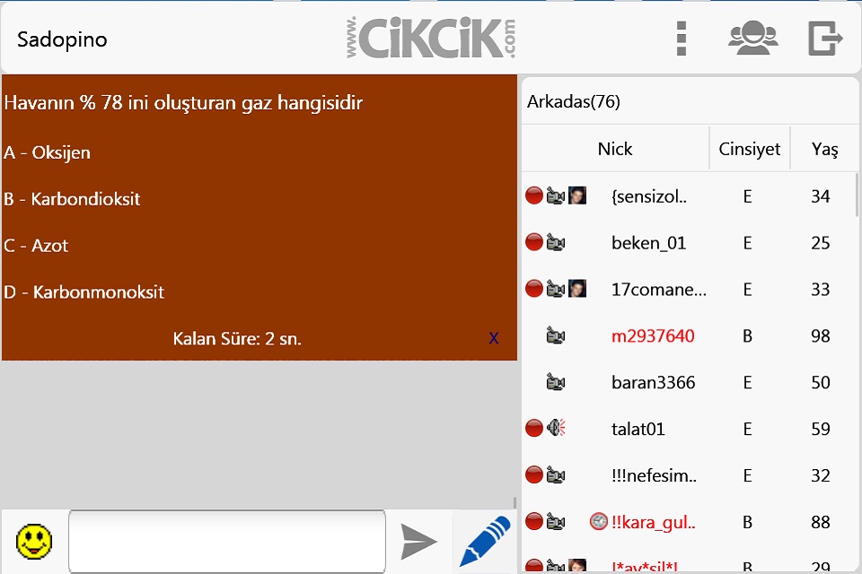 SüperChat Kameralı Sohbet screenshot 2